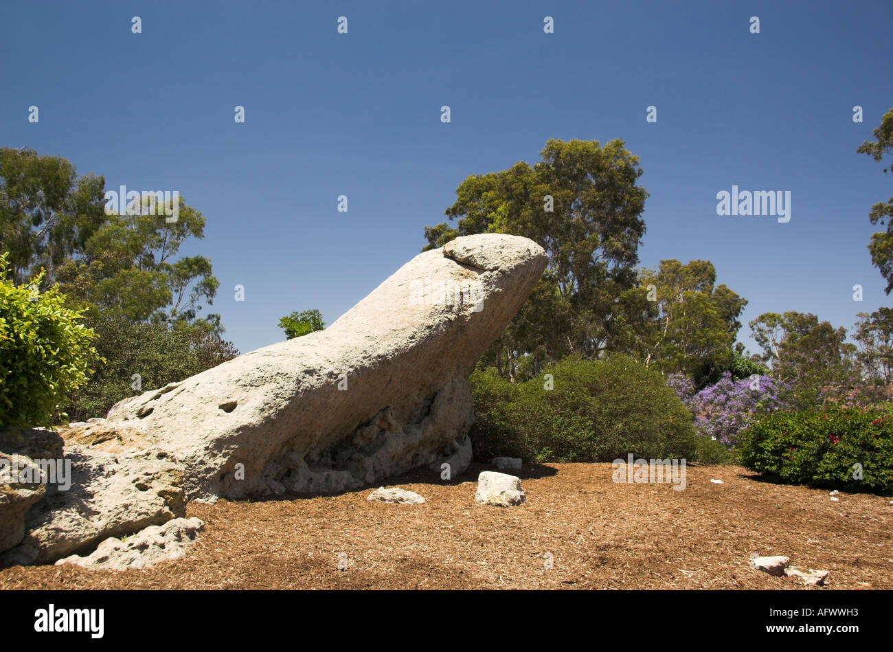 The Turtle Rock landmark, a sacred site to local Indians, Irvine