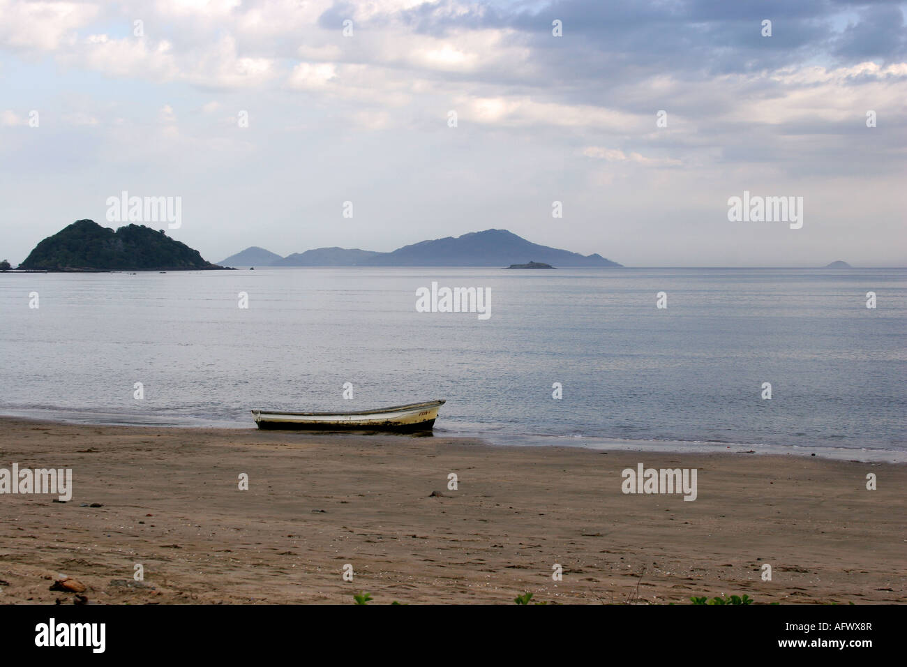 View of Veracruz beach at Panama on a very peaceful late afternoon