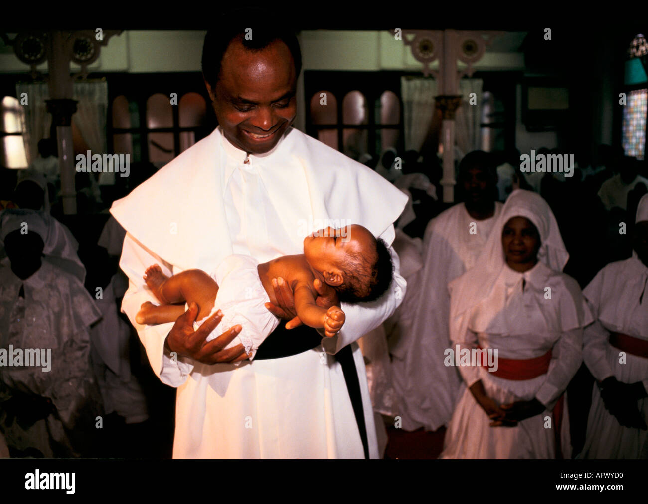 CELESTIAL CHURCH OF CHRIST SOUTH LONDON BABY NAMING CEREMONY is a Stock Photo 4581327 Alamy