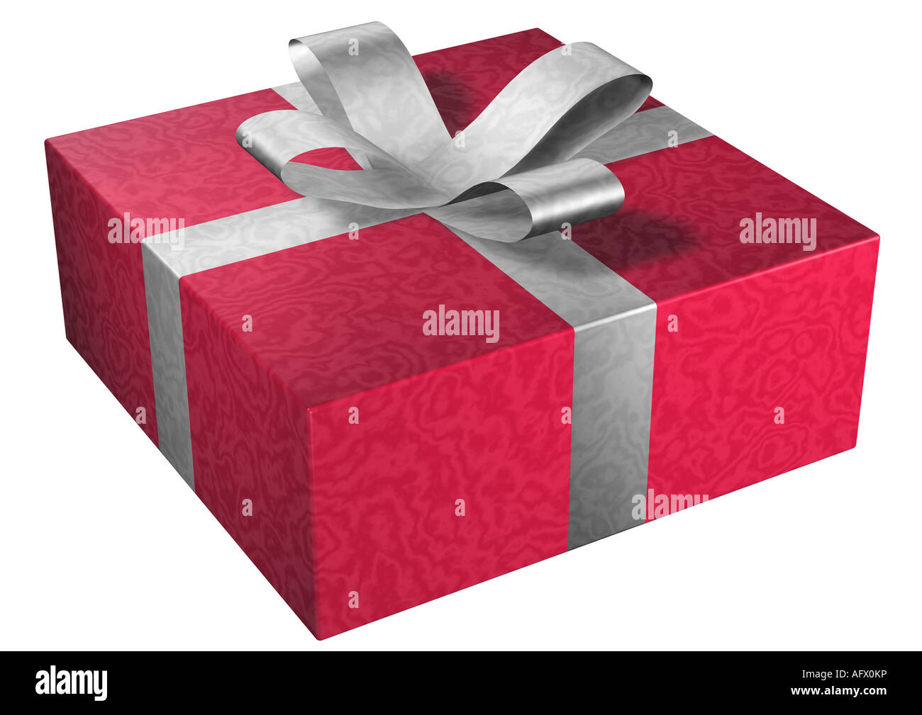 parcel gift Geschenk Stock Photo