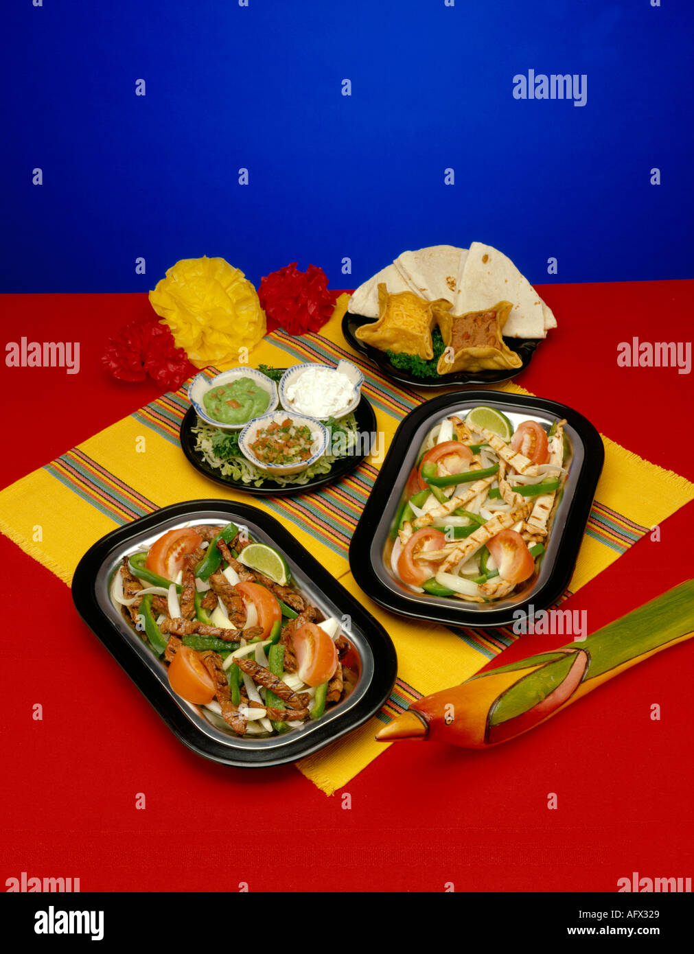 ethnic food, mexican fajitas Stock Photo Alamy