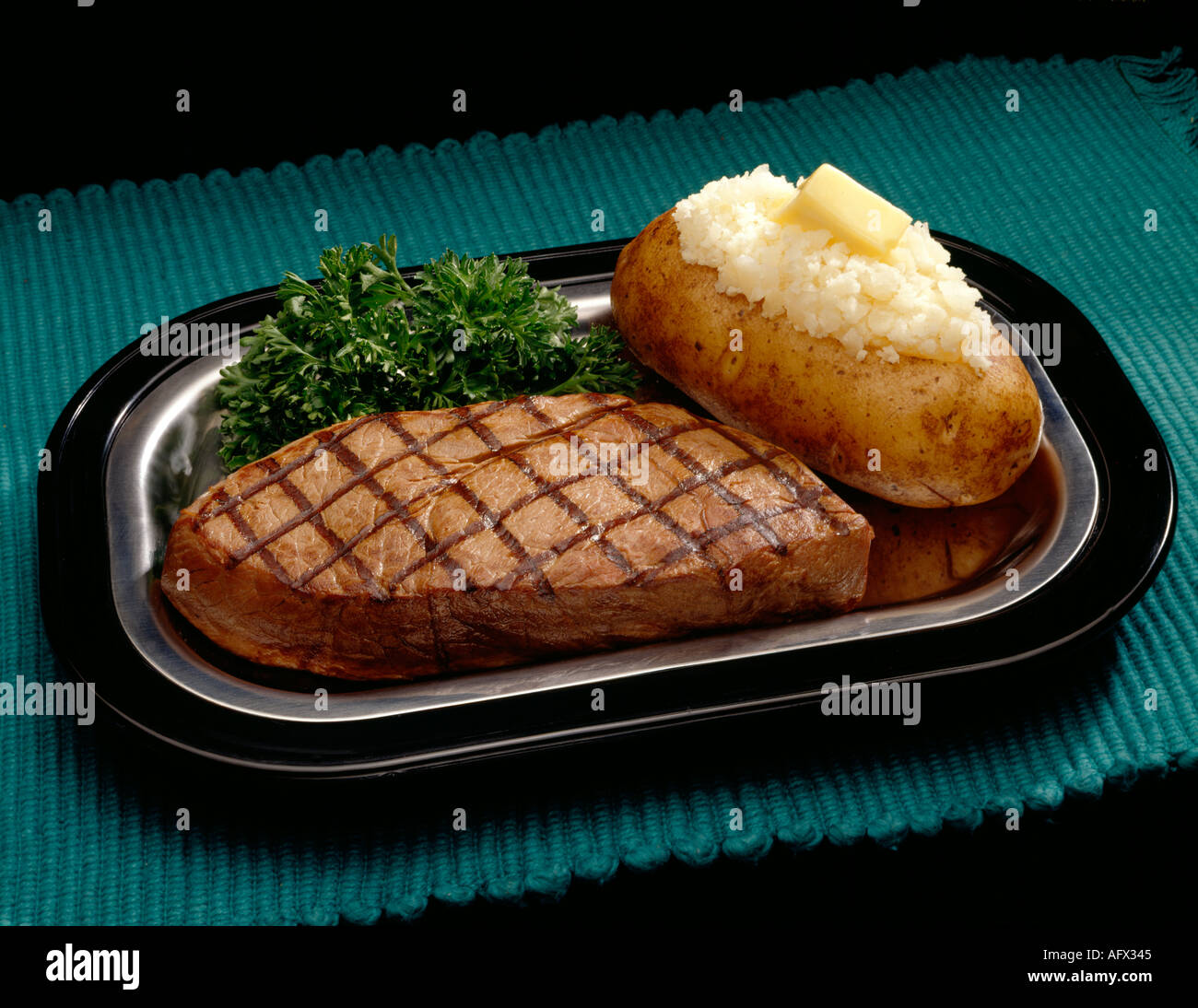 Steak baked potato hi-res stock photography and images - Alamy