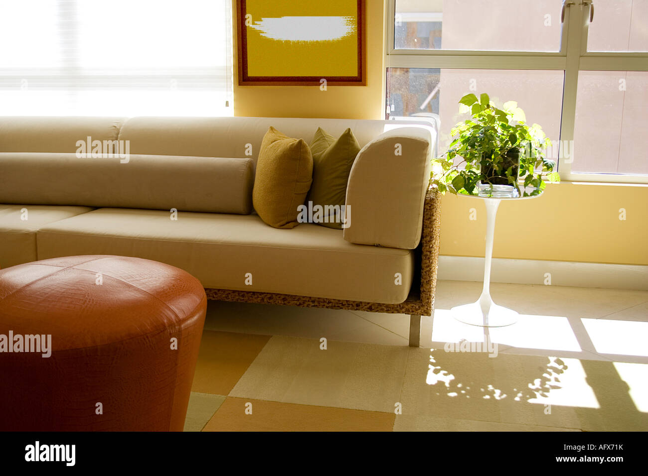 Detail of Contemporary Sofa in Living Room Stock Photo Alamy