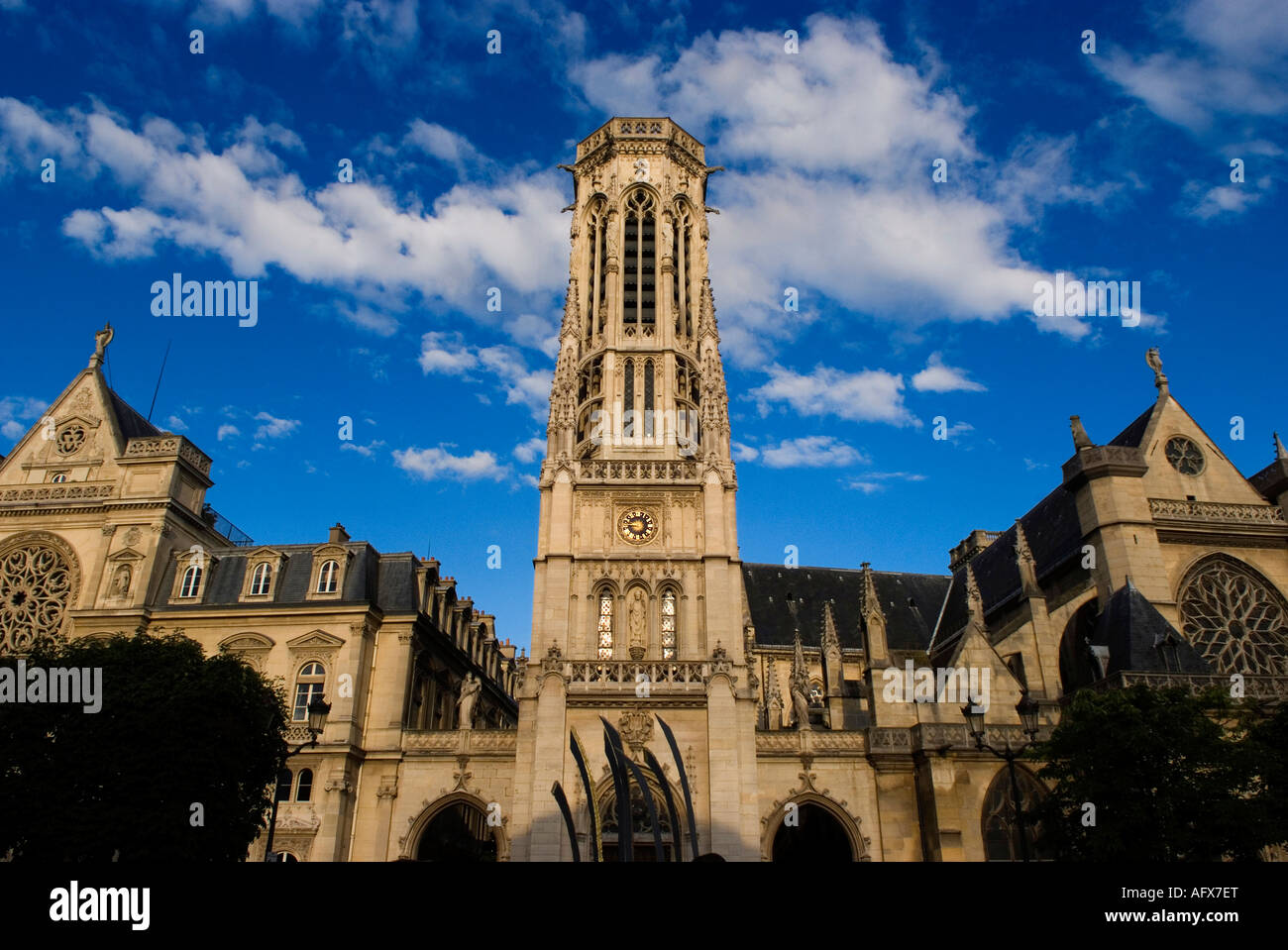 Saint Germain L Auxerrois Paris Stock Photo