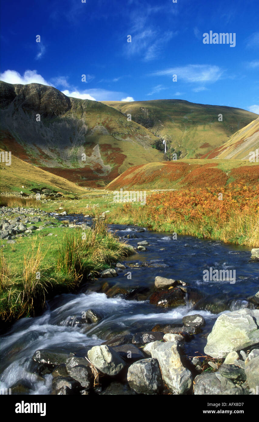 Cautley Spout, Englands tallest waterfall, in the Howgills, Cumbria Stock Photo