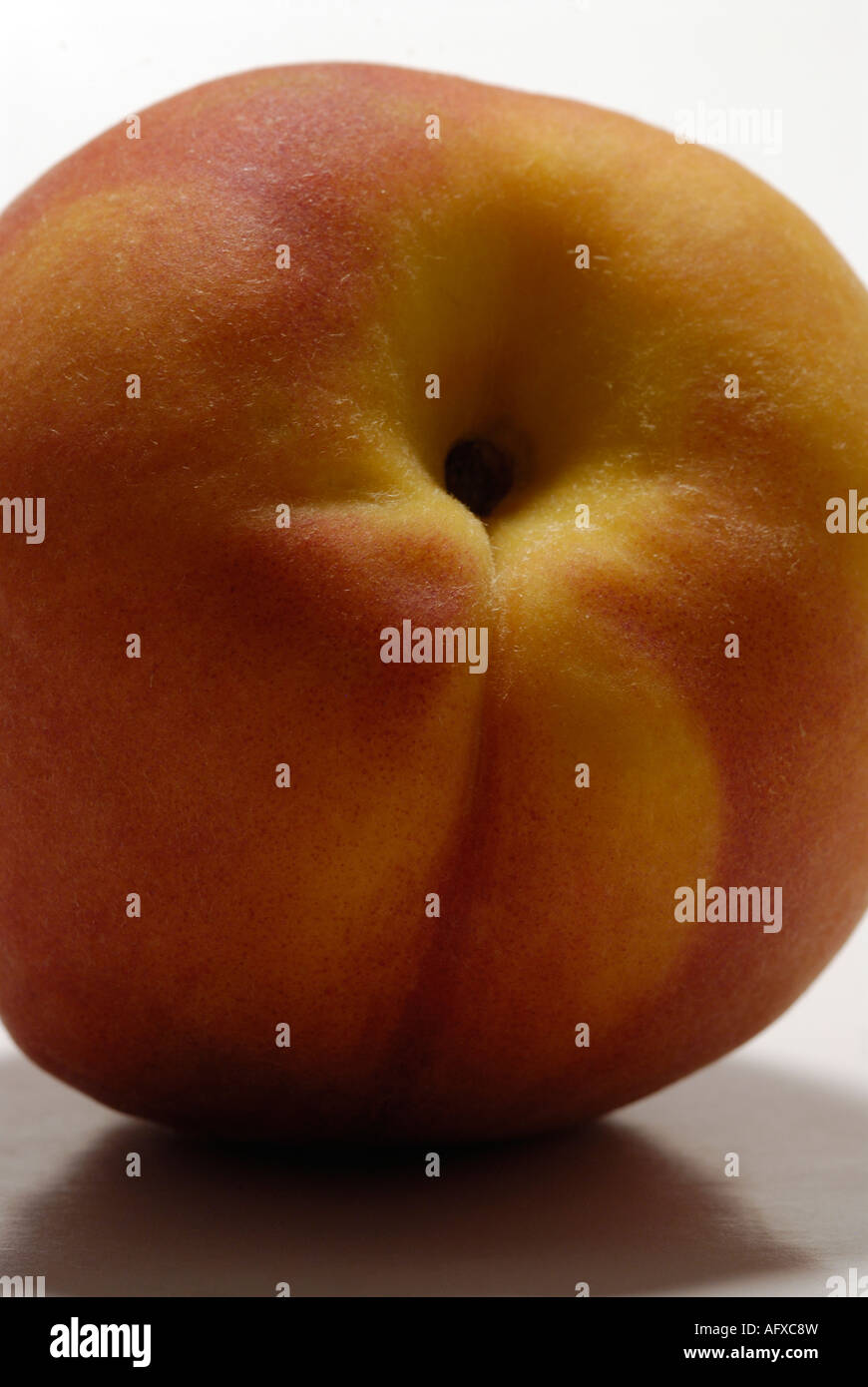California Yellow Peach Stock Photo Alamy