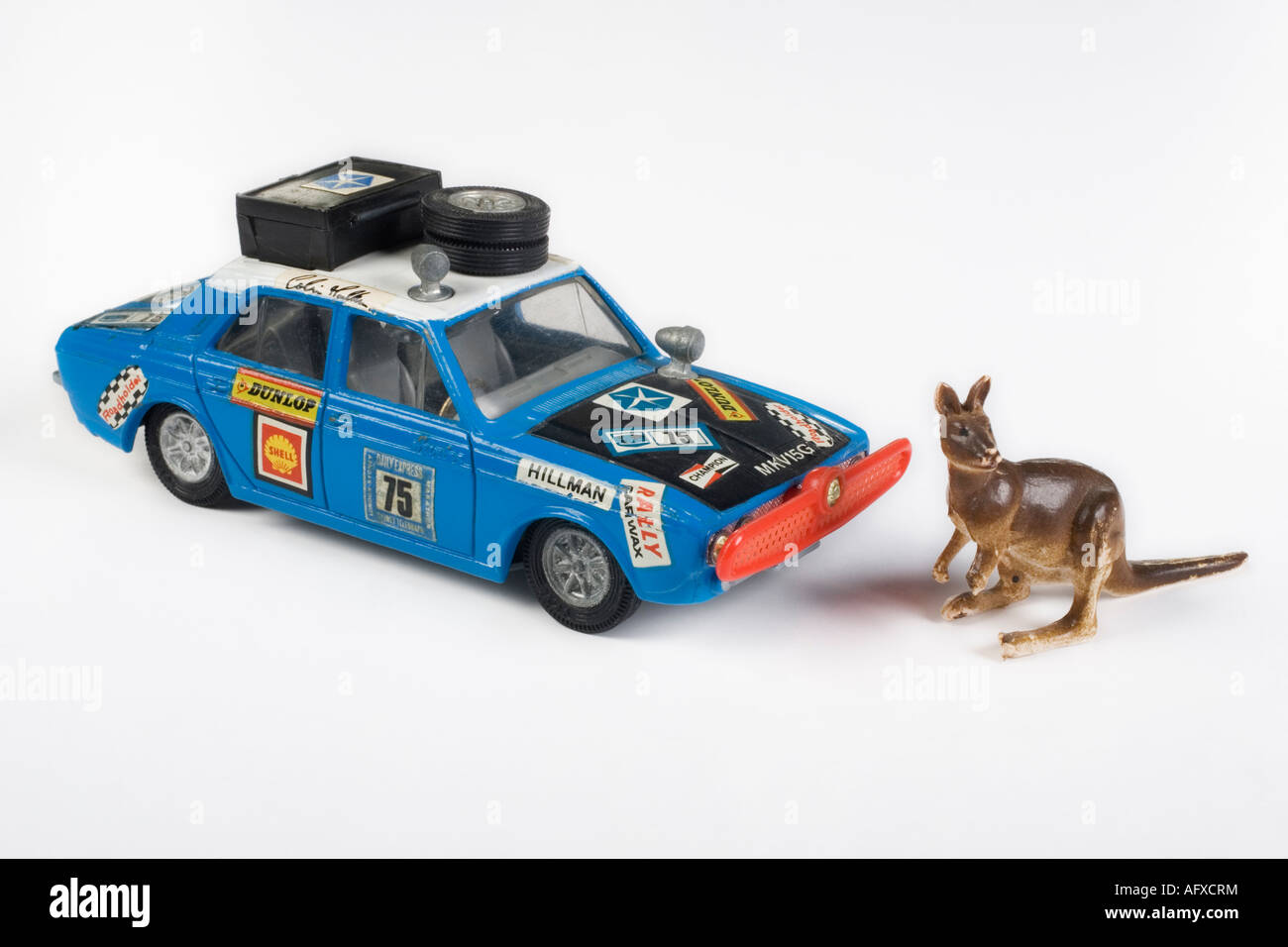 corgi hillman hunter rally car