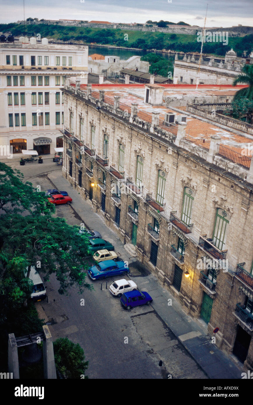 Street scene in Habana Vieja Old Havana Cuba Stock Photo