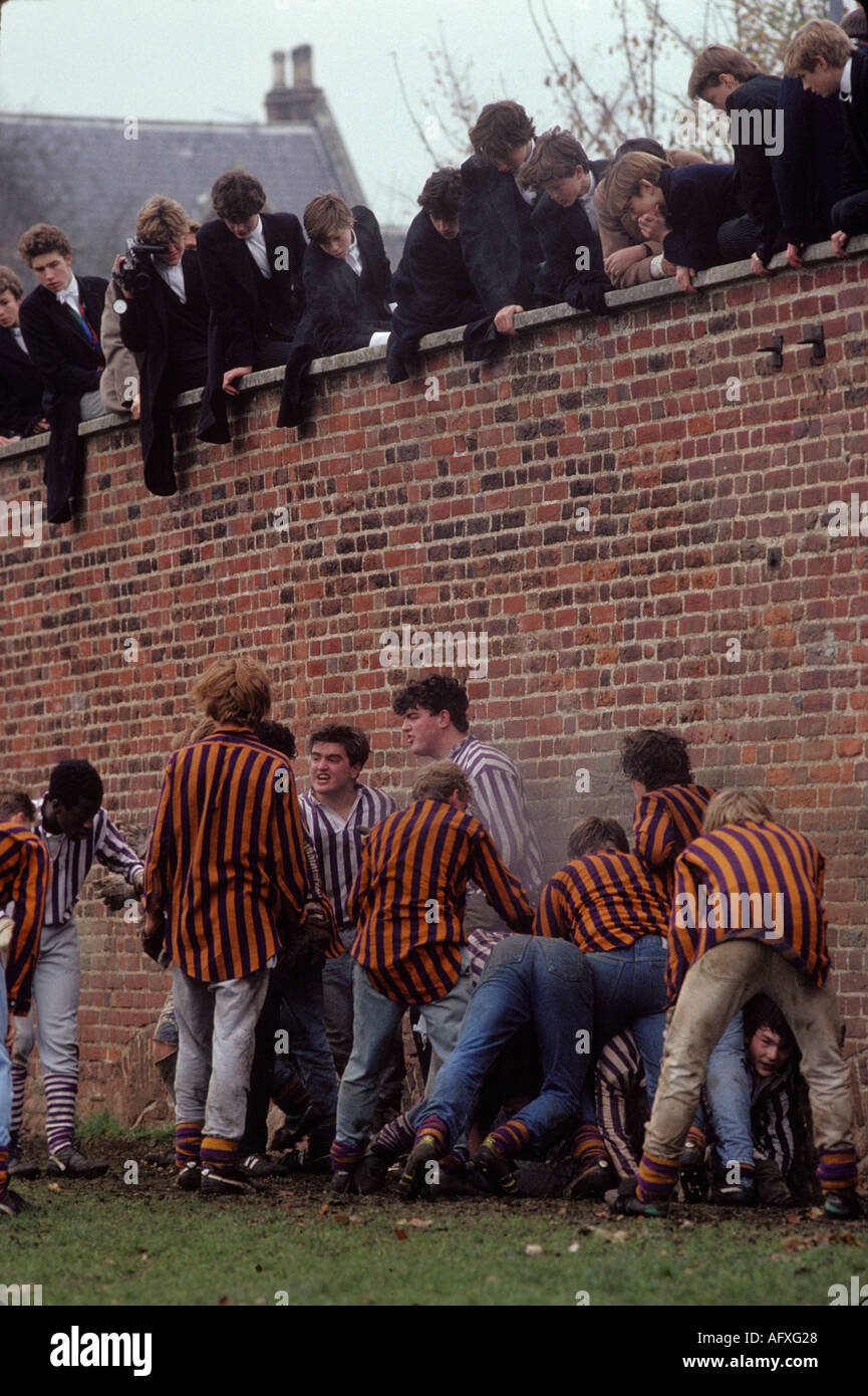 Annual eton wall game hi-res stock photography and images - Alamy