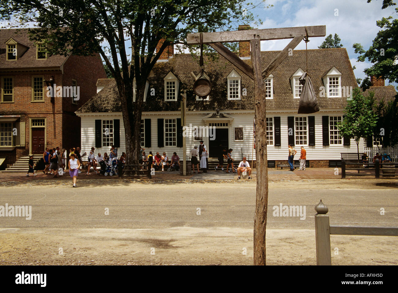 COLONIAL WILLIAMSBURG VIRGINIA USA August Raleigh Tavern original