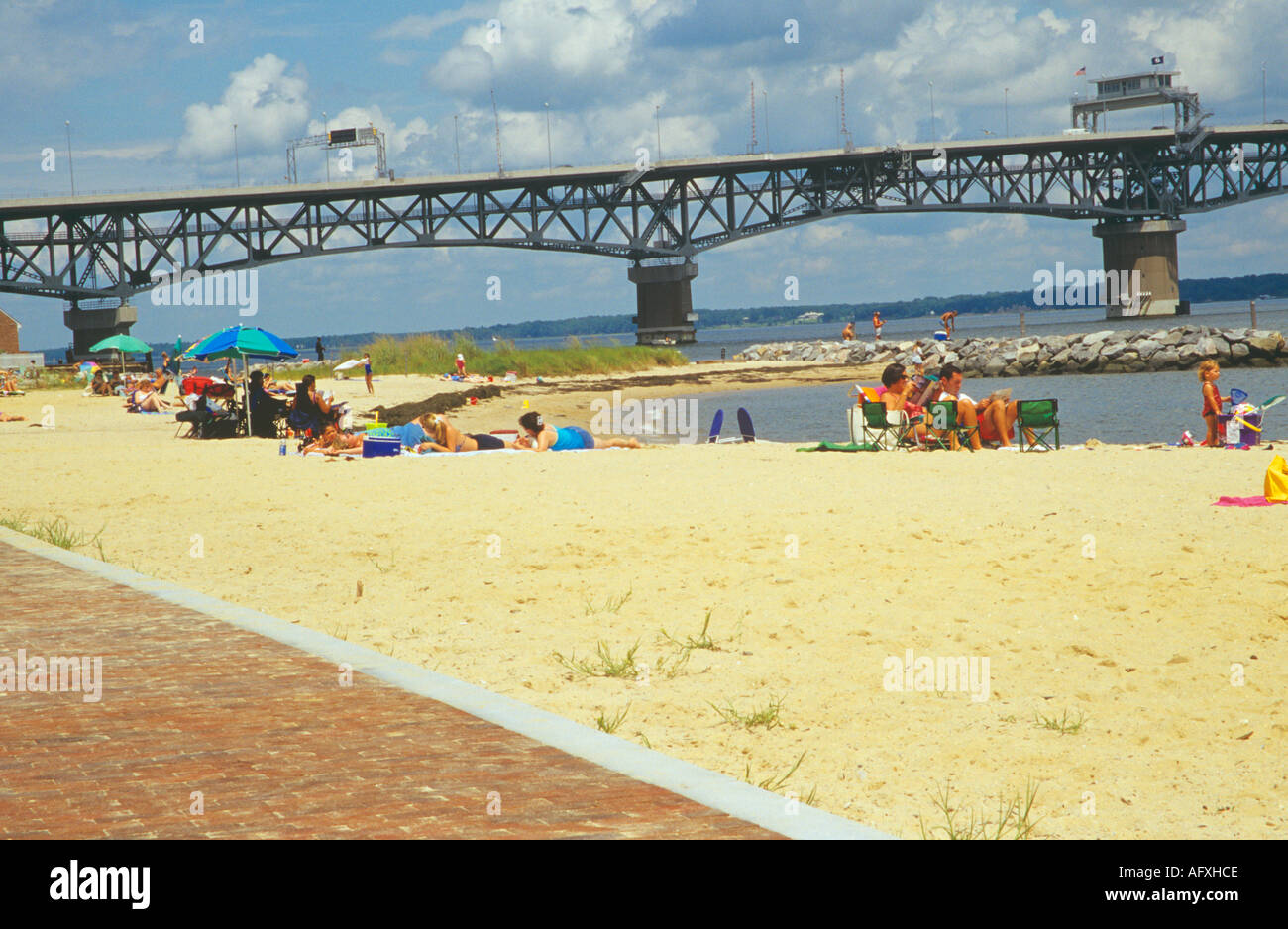 YORKTOWN VIRGINIA USA August Yorktown beach with the P Coleman