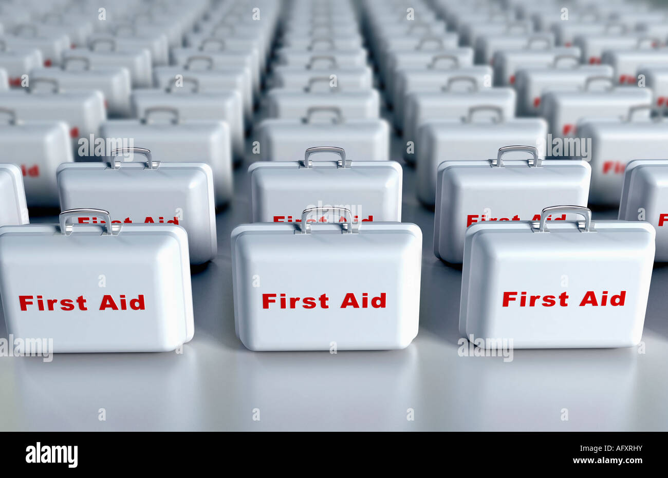 First aid boxes Stock Photo Alamy