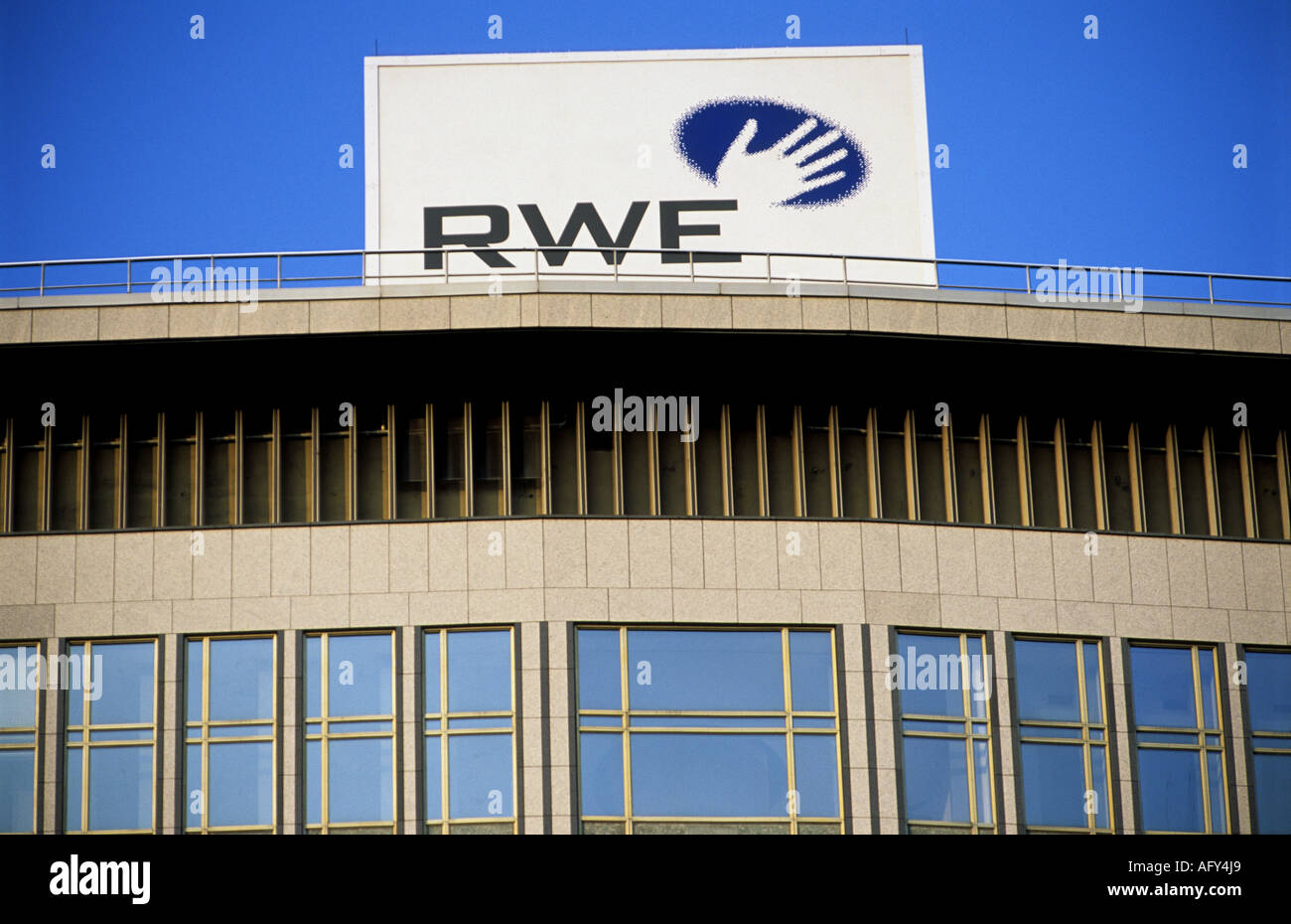 German energy company RWE Power head office in Essen, North Rhine-Westphalia, Germany. Stock Photo