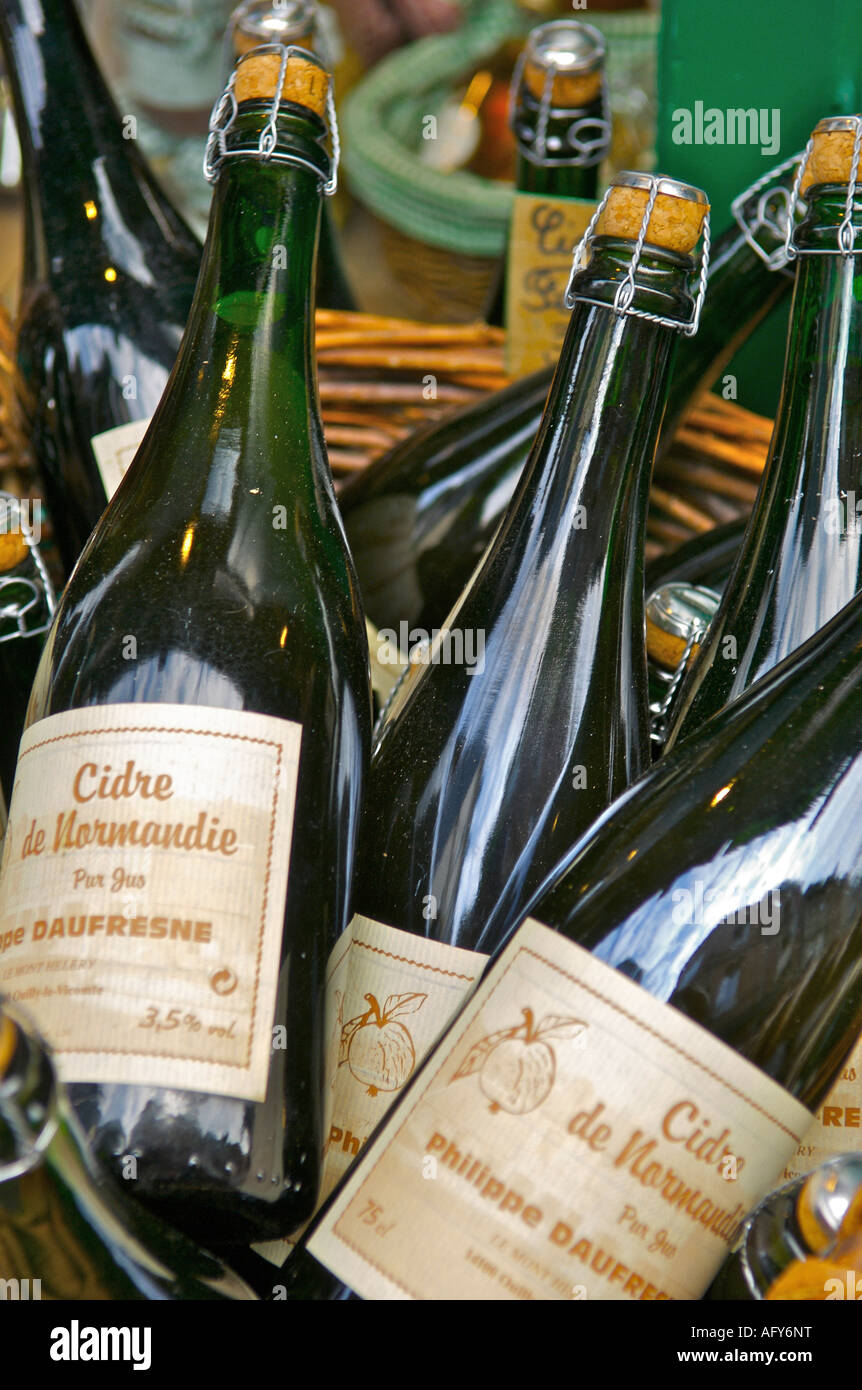 Normandy Cider Normandie Cider High Resolution Stock Photography and