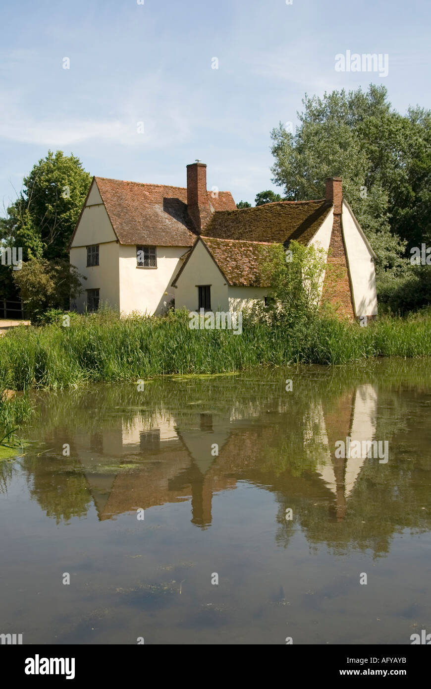 Willy Lotts Dedham Vale cottage an old house on River Stour in Flatford