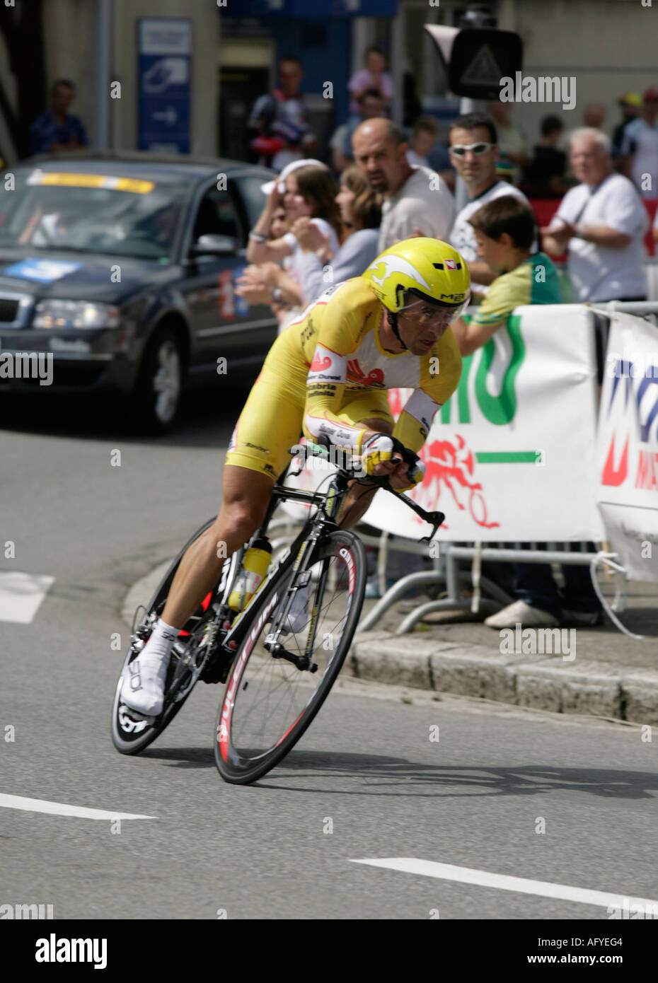 Stock Photo of Gilberto Simoni Tour De France 2006 Stock Photo - Alamy