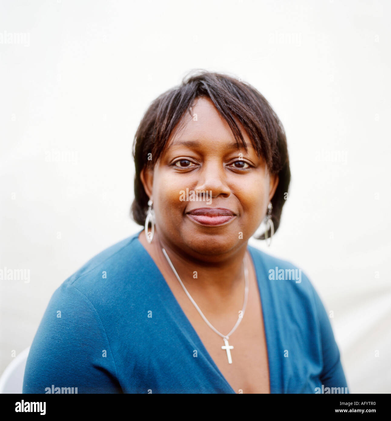 Malorie Blackman 2013 - 2015 Children's Laureate at the Hay Festival, Hay-on-Wye, Wales, UK  KATHY DEWITT Stock Photo