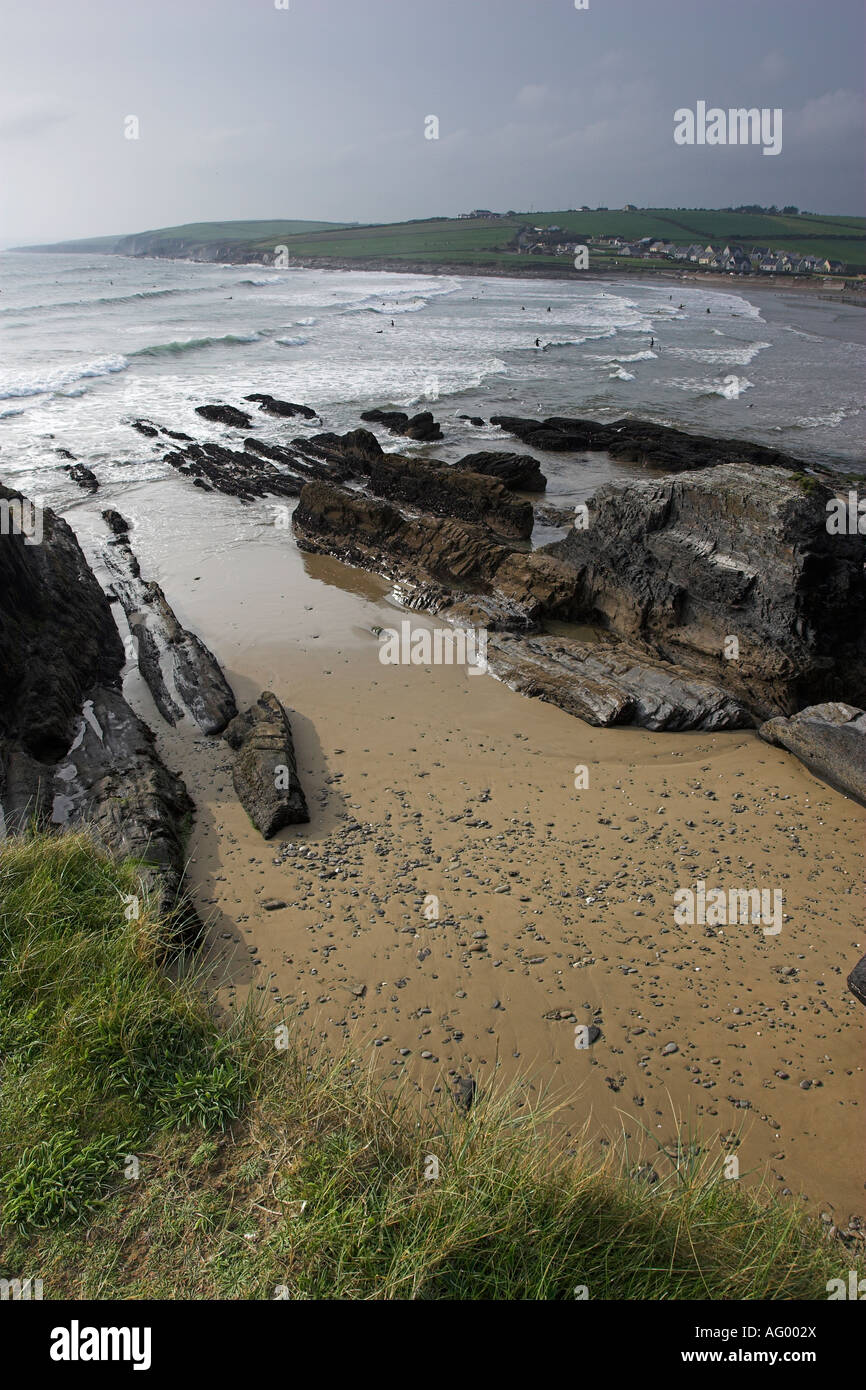 Rocky beach inlet Stock Photo - Alamy