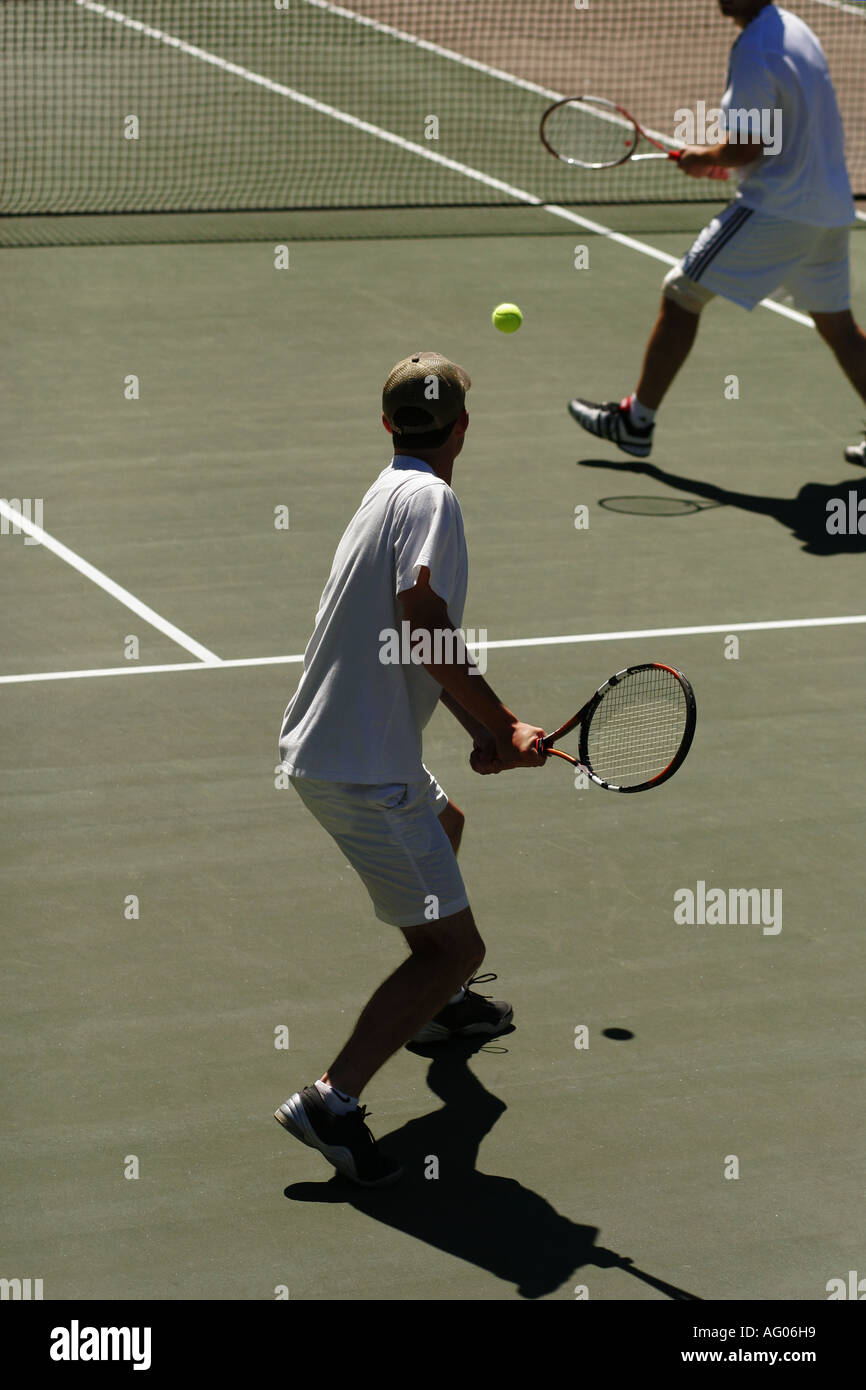Tennis players Stock Photo