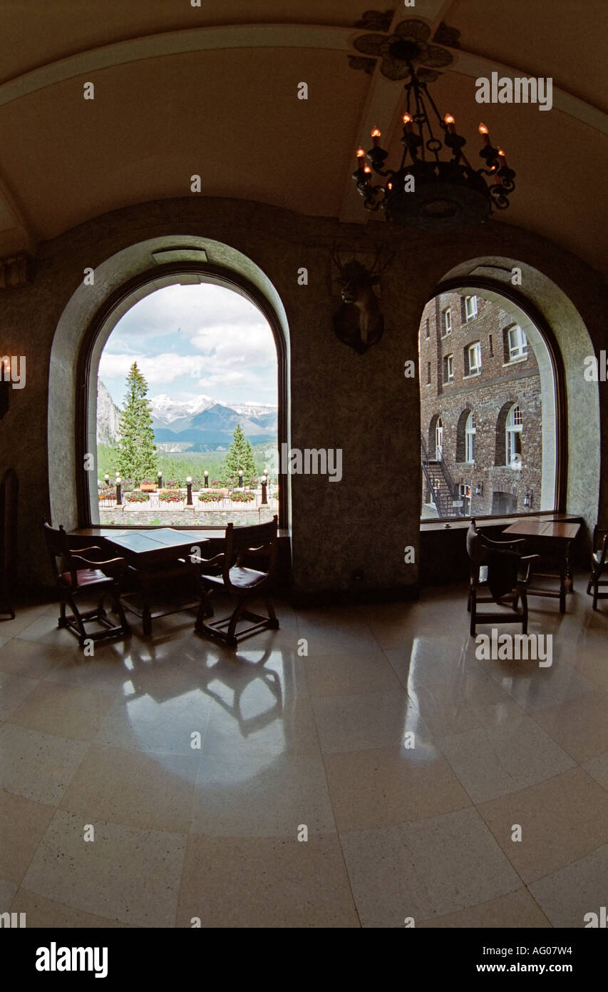 Banff Springs Hotel Banff National Park Alberta Canada Stock Photo - Alamy