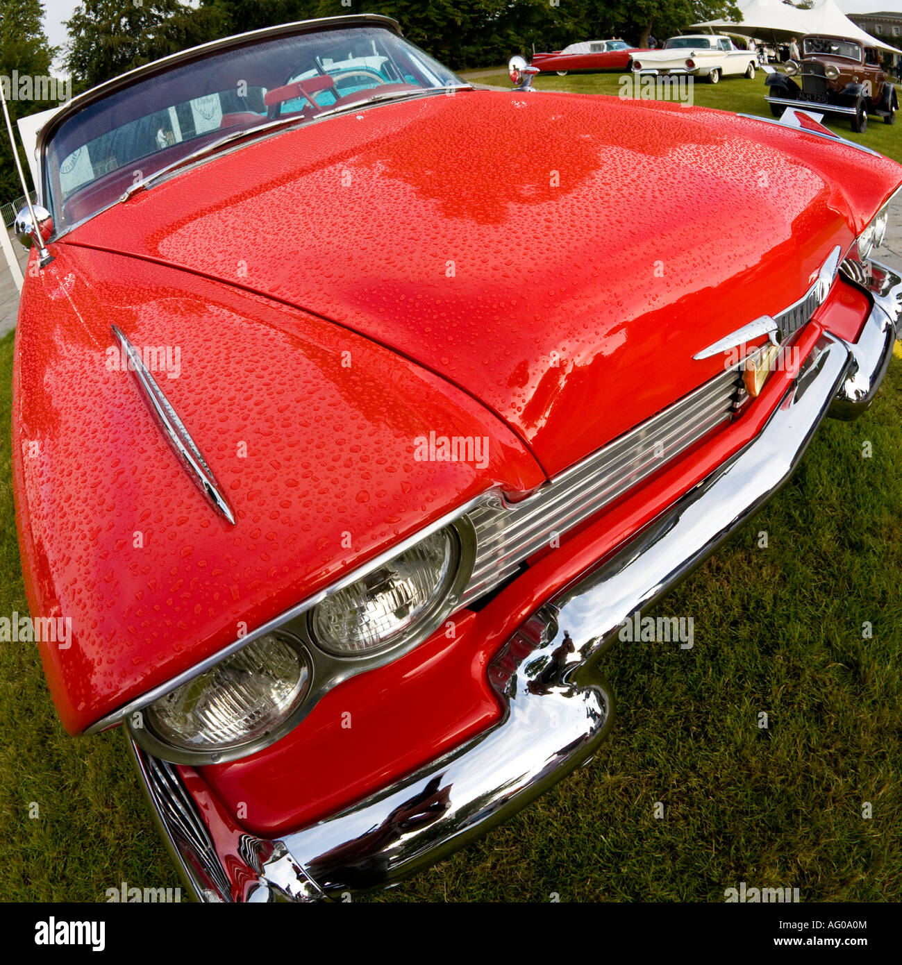 1959 Plymouth Sports Fury at Goodwood Festival of Speed, Sussex, UK. Stock Photo