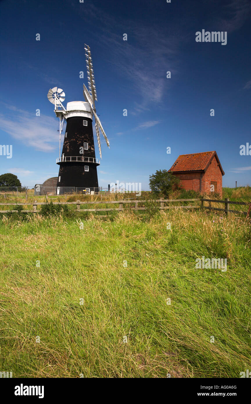 Berney Arms Mill on the Norfolk Broads Stock Photo - Alamy