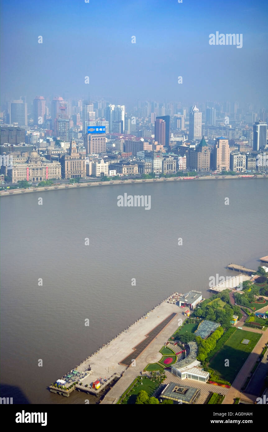 Shanghai Skyscrapers across Huangpu River, China Stock Photo - Alamy