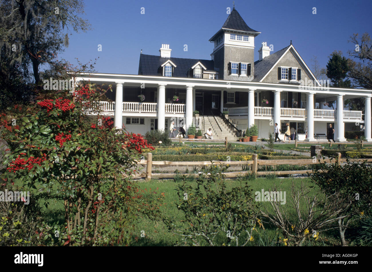 Magnolia Plantation South Carolina United States Stock Photo