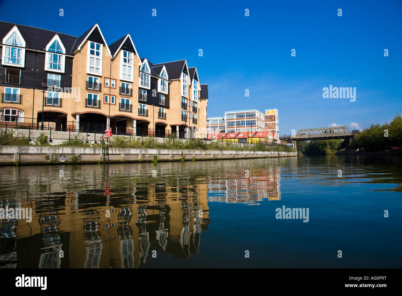 Property development opposite Fremlin Walk on the River Medway in