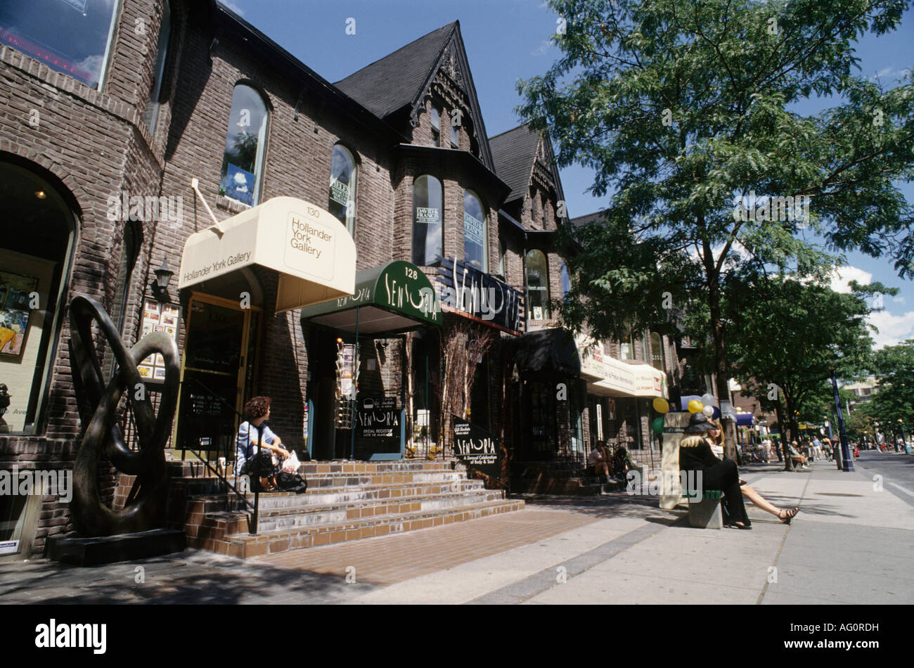 Toronto boutiques in York area downtown Stock Photo