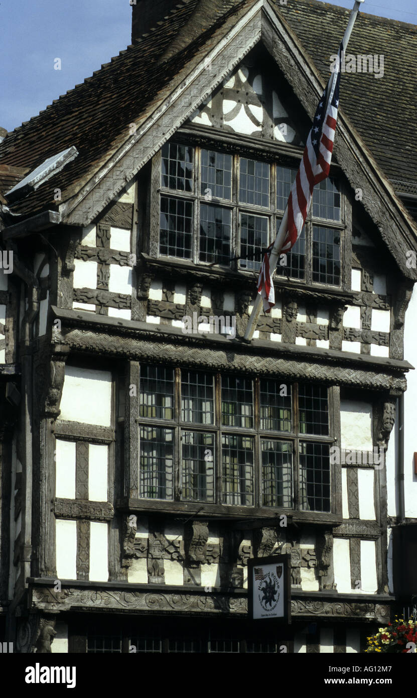 Harvard House, StratforduponAvon, Warwickshire, England, UK Stock