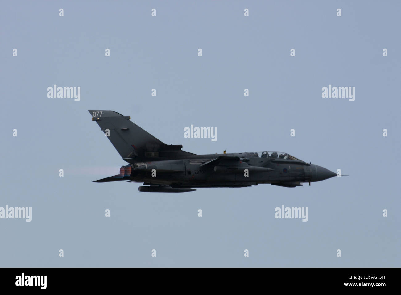 RAF Tornado GR4 Bomber during a high speed low level pass at Farnborough International Air Show 2006 Stock Photo