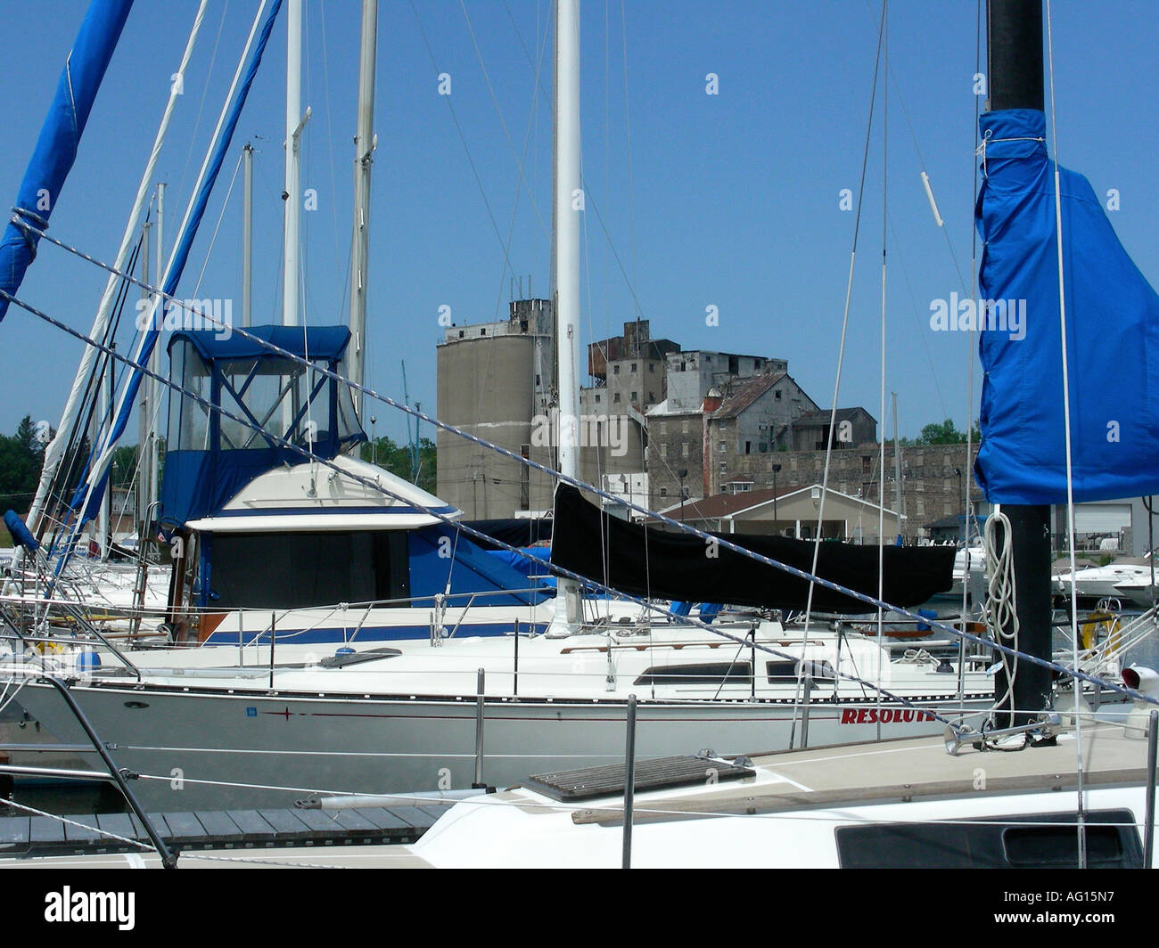 Sodus Point Harbor Stock Photo Alamy