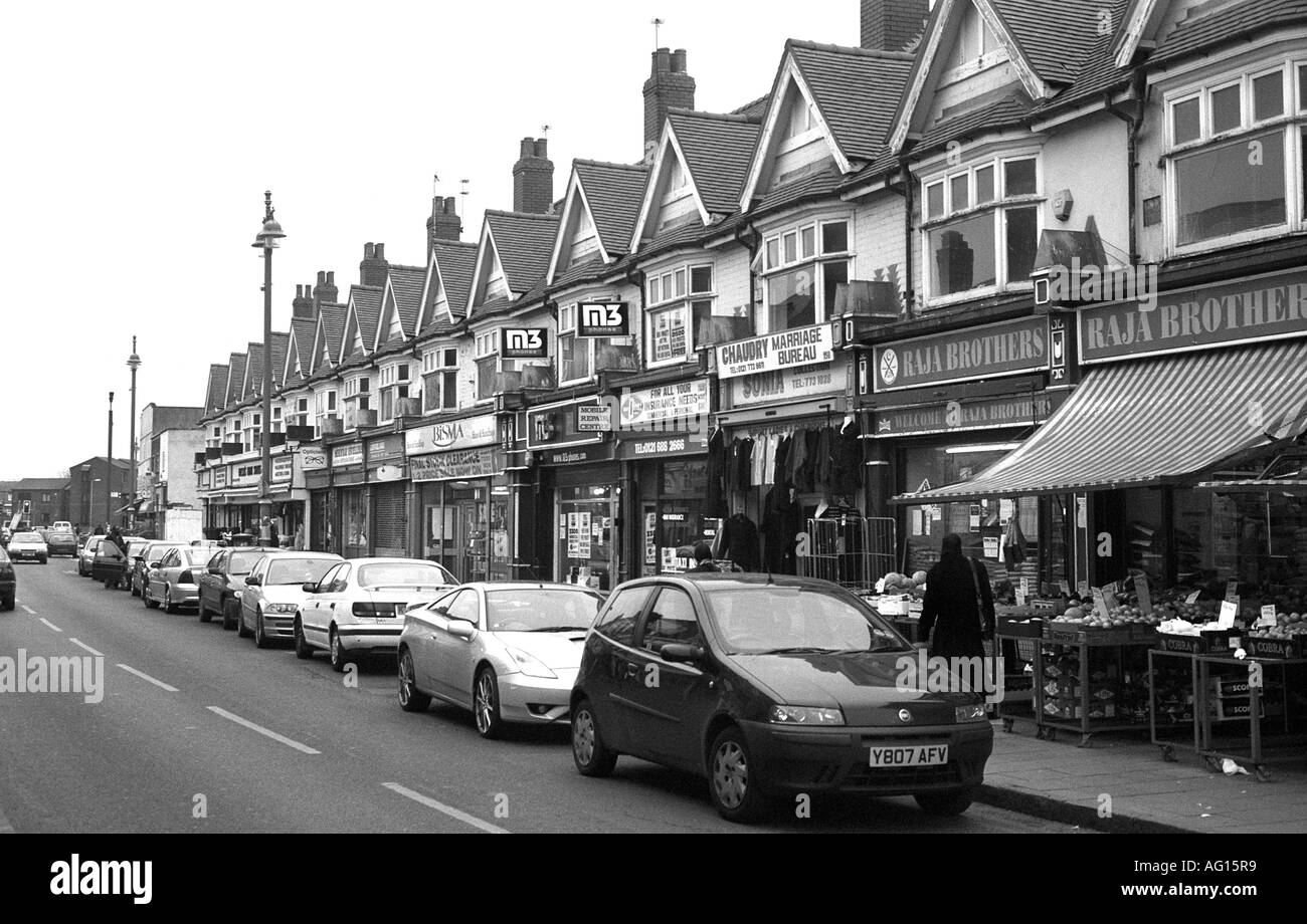 Ladypool Road, Balsall Heath, Birmingham, West Midlands, England, UK Stock Photo