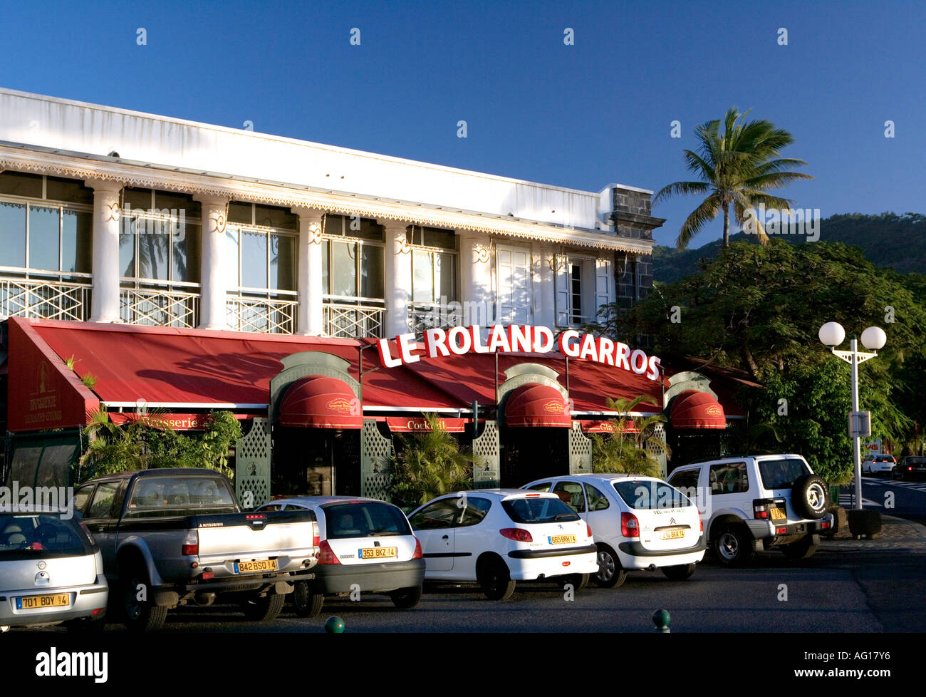 Restaurant roland garros st denis reunion hires stock photography and