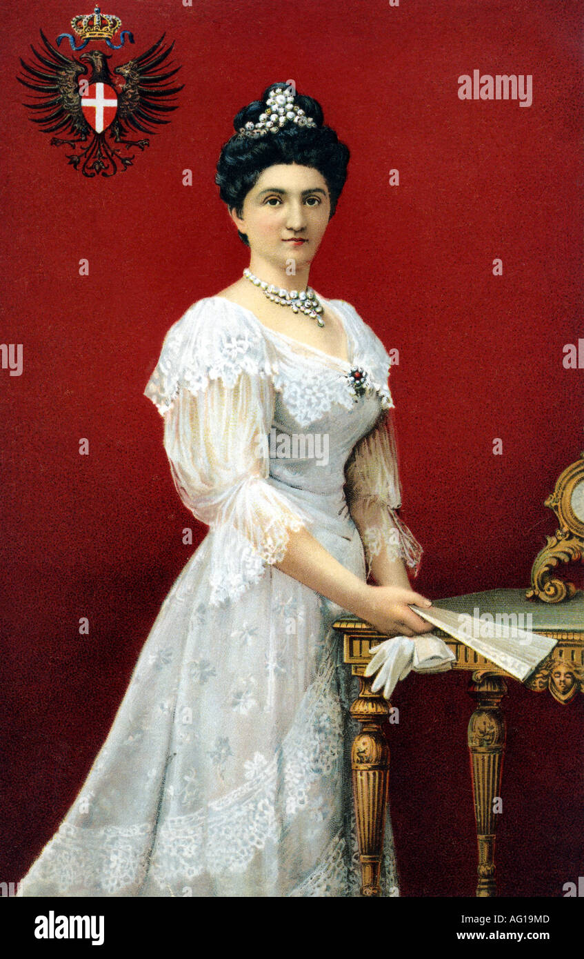 Queen elena of italy hi-res stock photography and images - Alamy