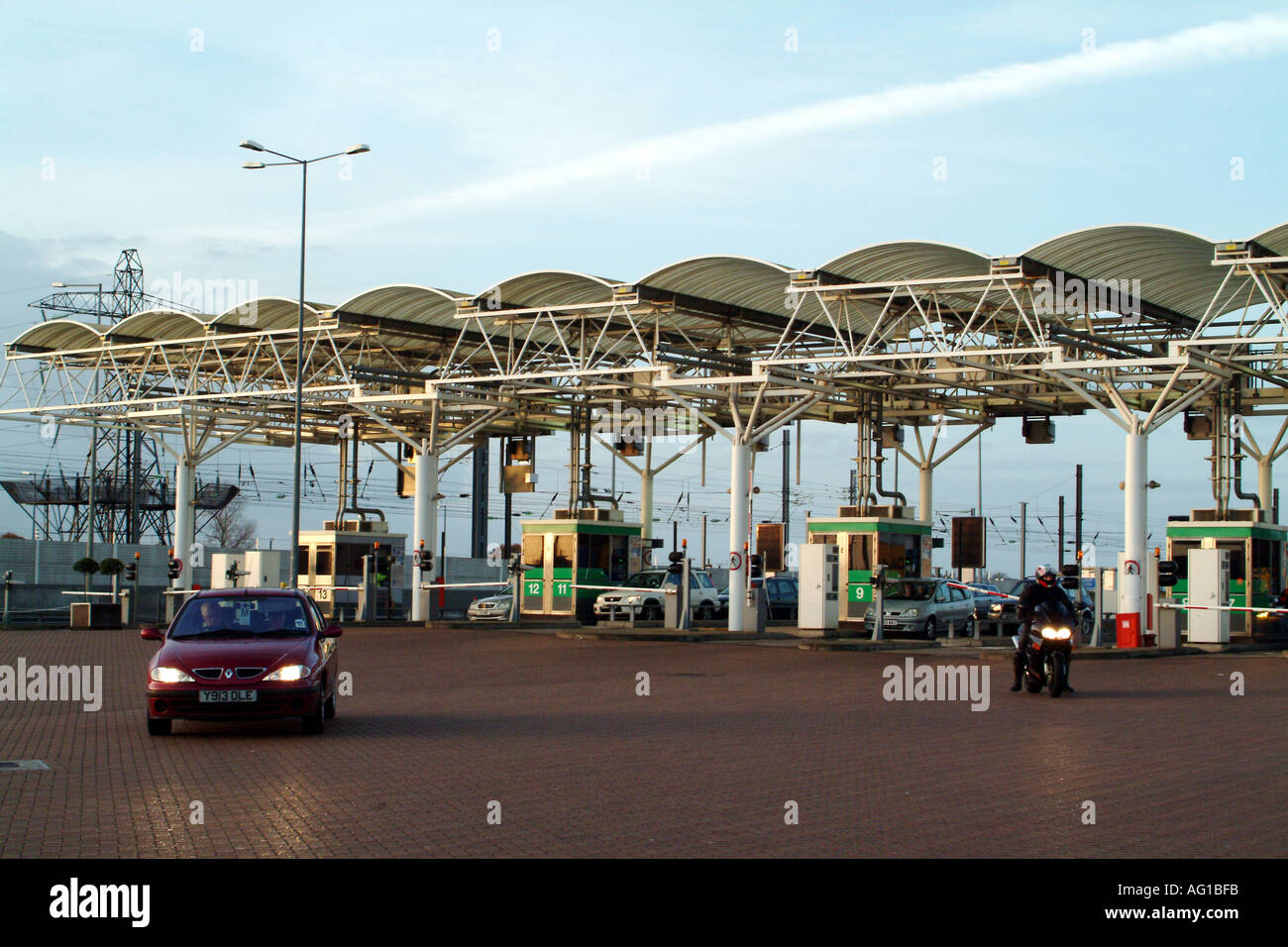 Eurotunnel terminal at folkestone hires stock photography and images