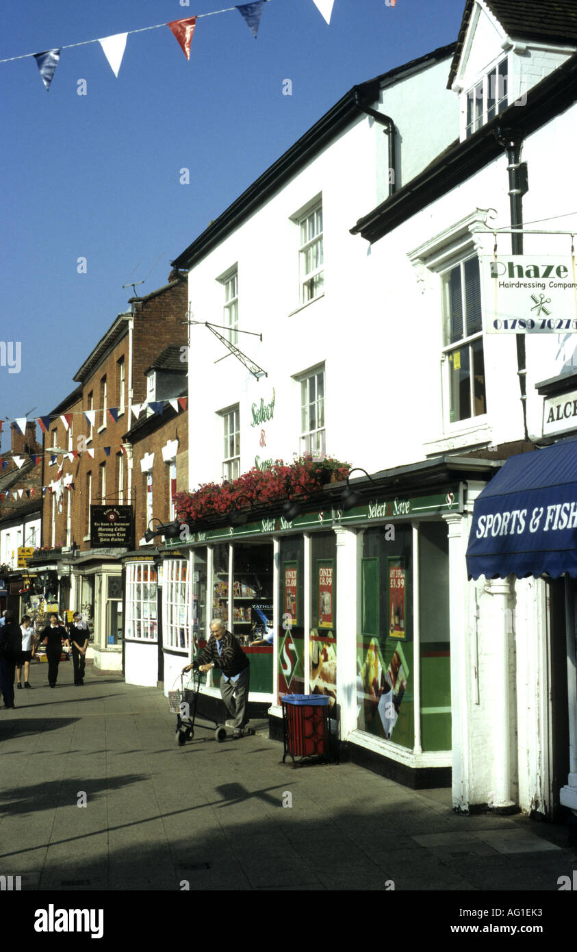 High Street, Alcester, Warwickshire, England, UK Stock Photo Alamy
