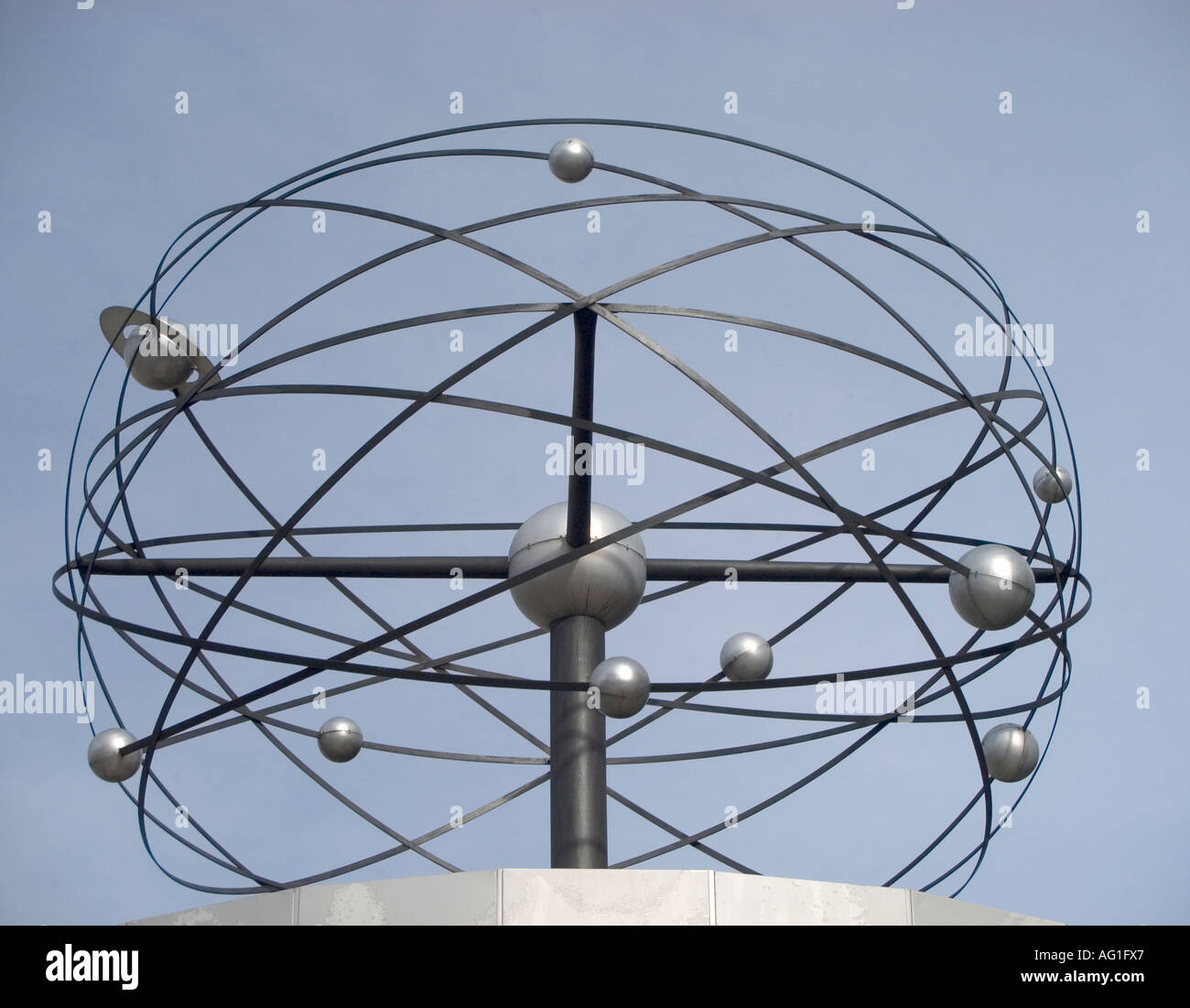 world clock time berlin Stock Photo Alamy