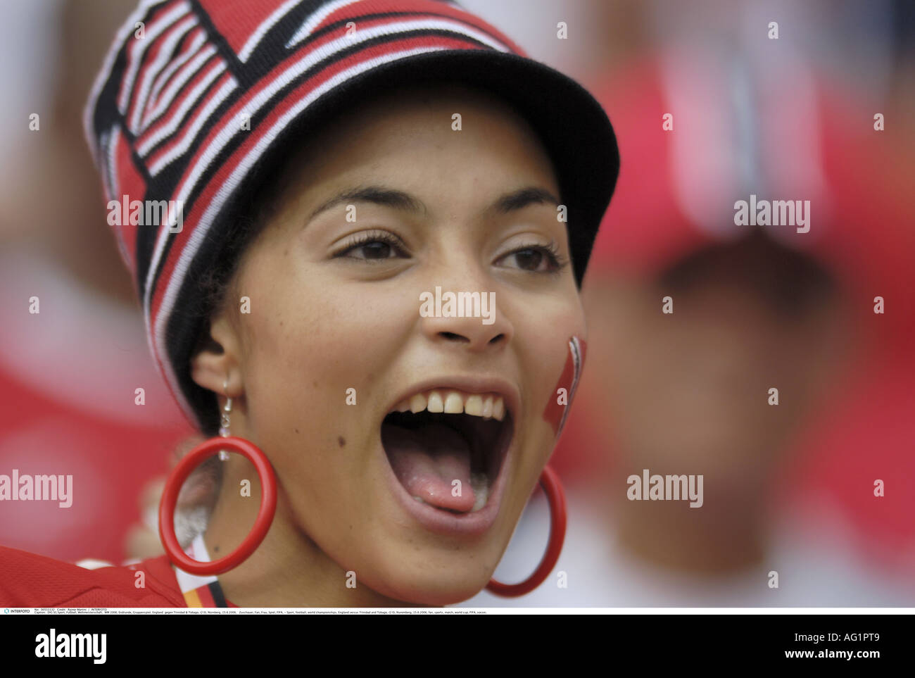 Sport, football, world championships, England versus Trinidad and Tobago, (2:0), Nuremberg, 15.6.2006, Additional-Rights-Clearance-Info-Not-Available Stock Photo