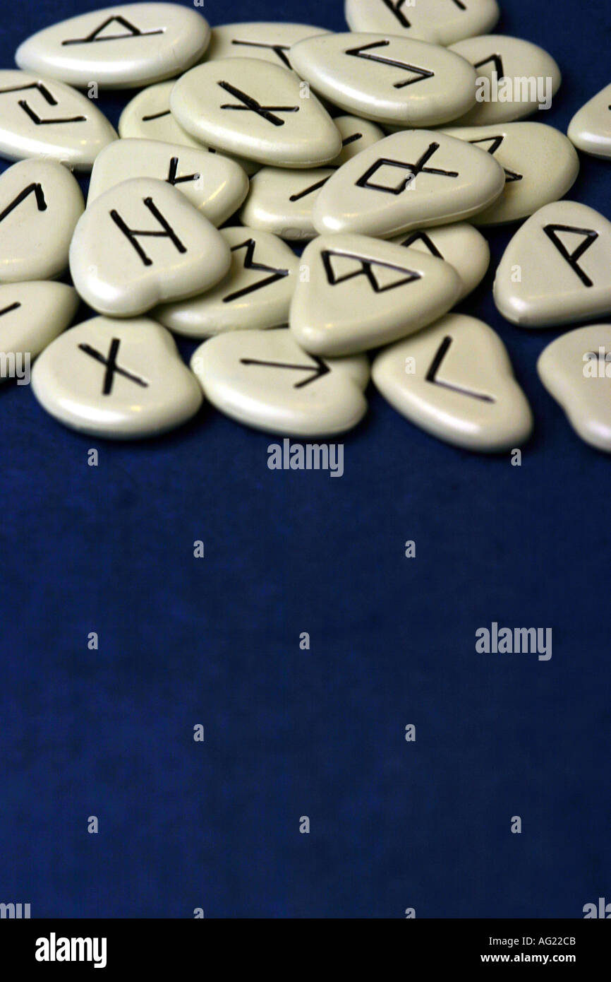 Rune stone script writing hi-res stock photography and images - Alamy