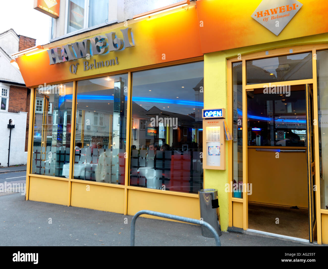 People Eating in an Indian Restaurant Surrey England Stock Photo Alamy