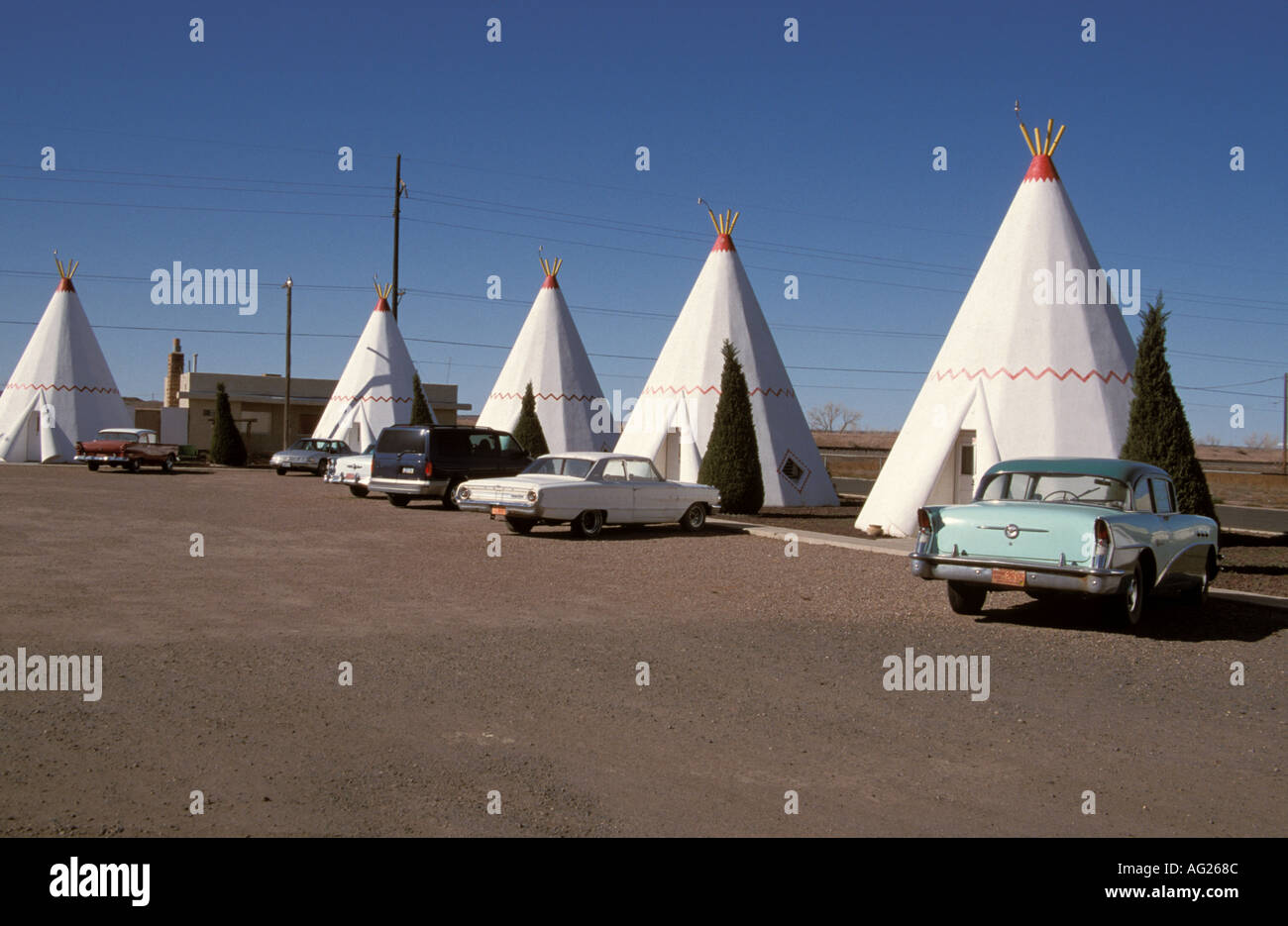 Holbrook Arizona USA Wigwam Motel Teepee Stock Photo Alamy