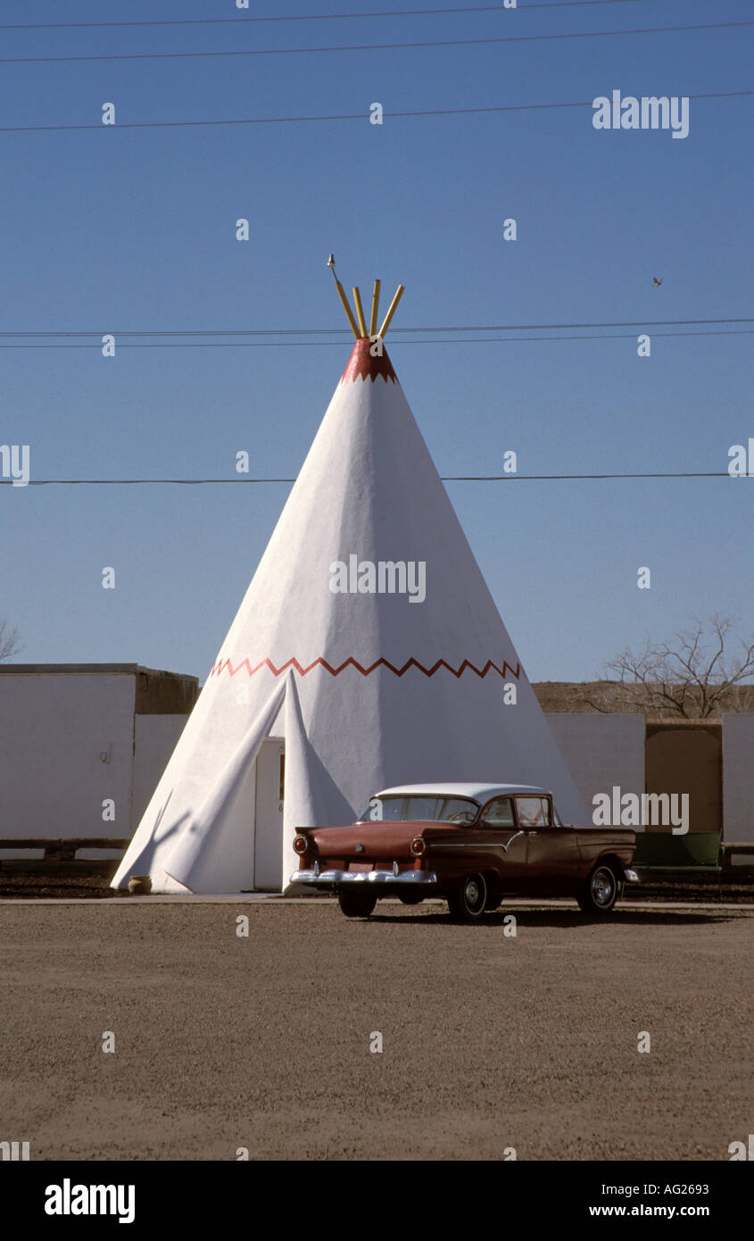 Holbrook Arizona USA Wigwam Motel Teepee Stock Photo Alamy