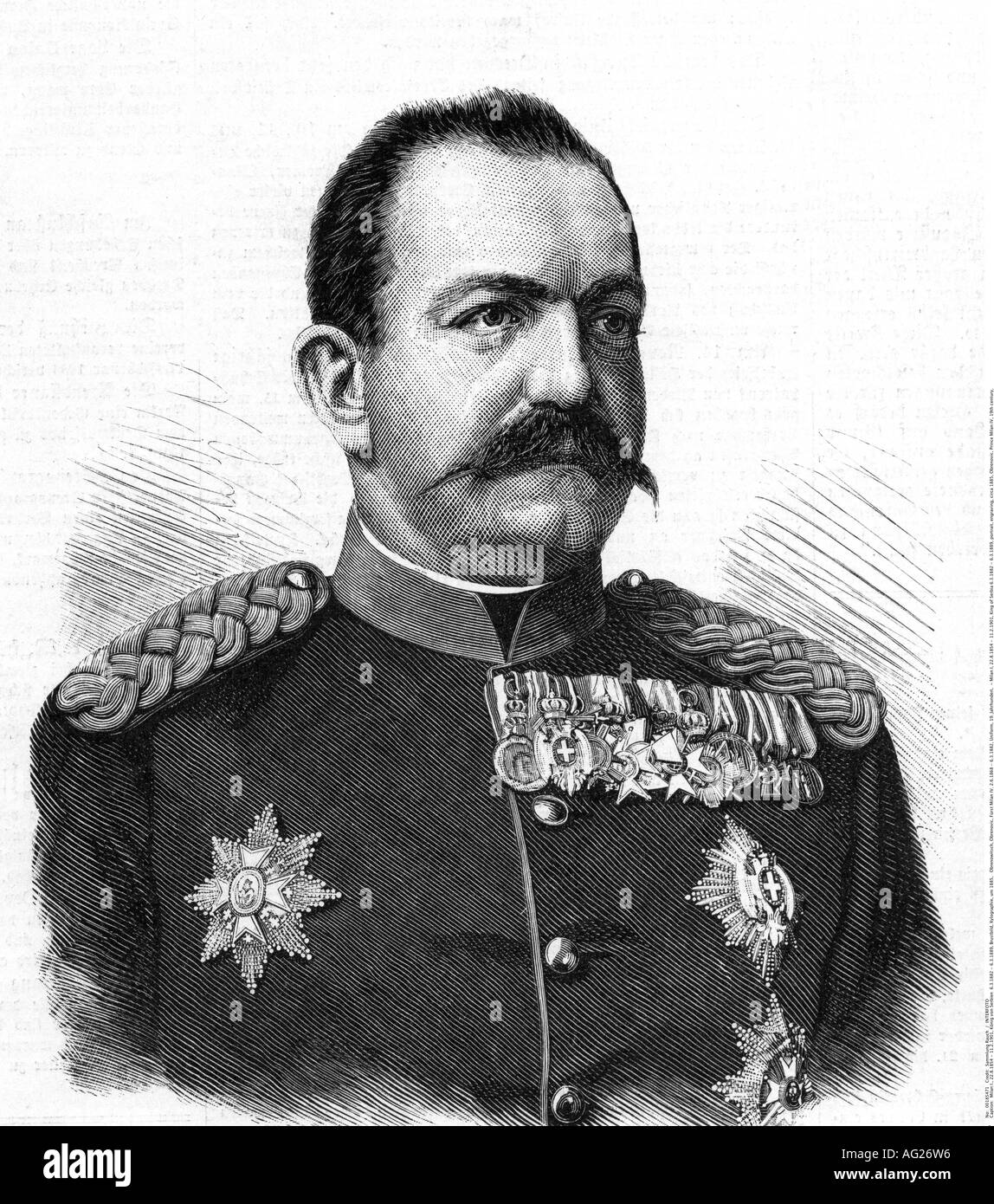 Prince milan serbia Black and White Stock Photos & Images Alamy