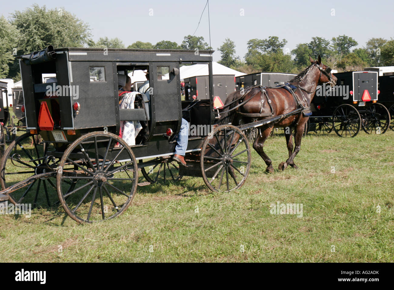 Indiana shipshewana amish farm tour hires stock photography and images