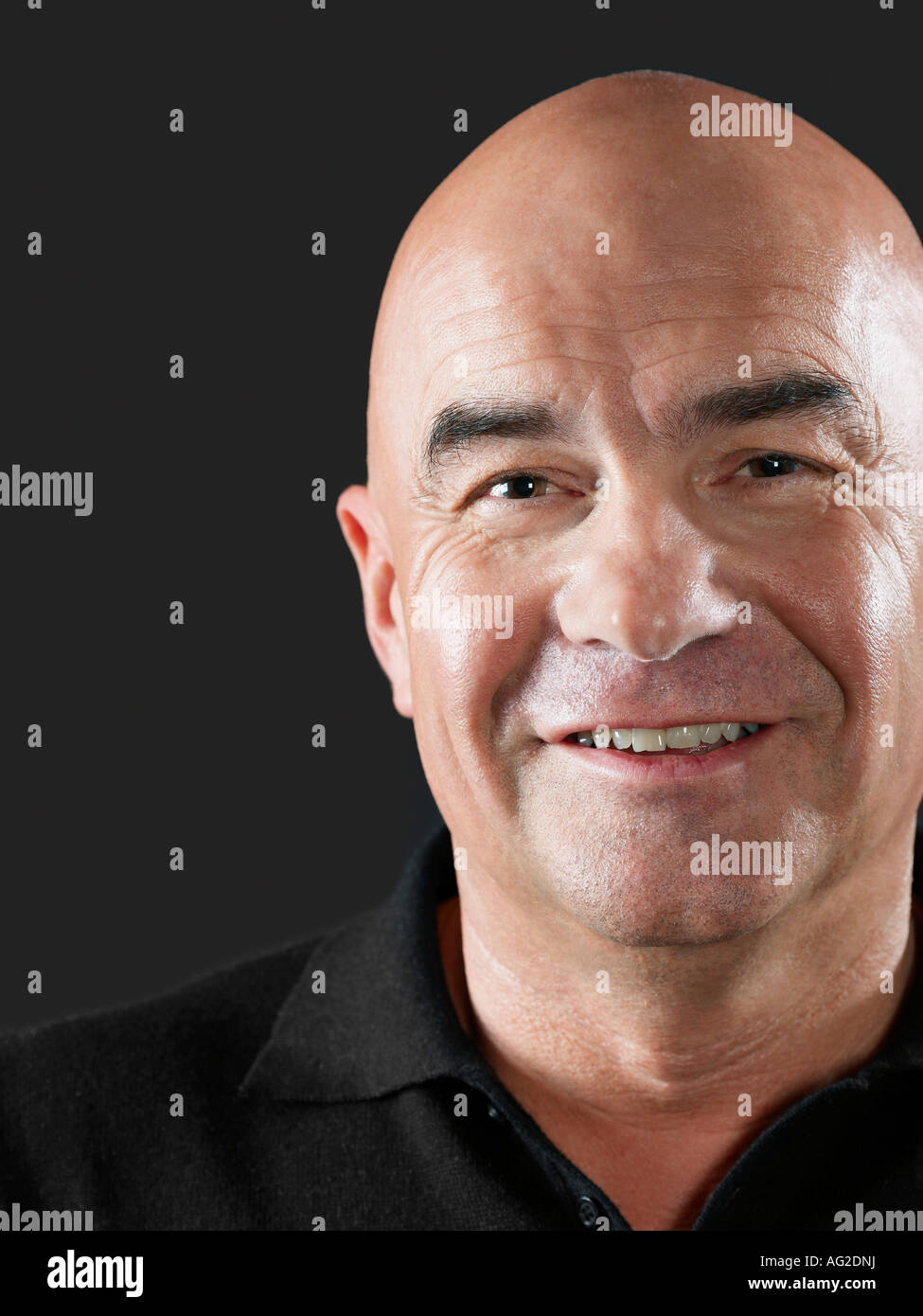 Middle aged bald man in hi-res stock photography and images - Alamy