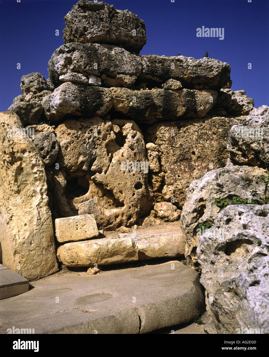 travel /geography, Malta, Gozo, buildings, Ggantija double temple