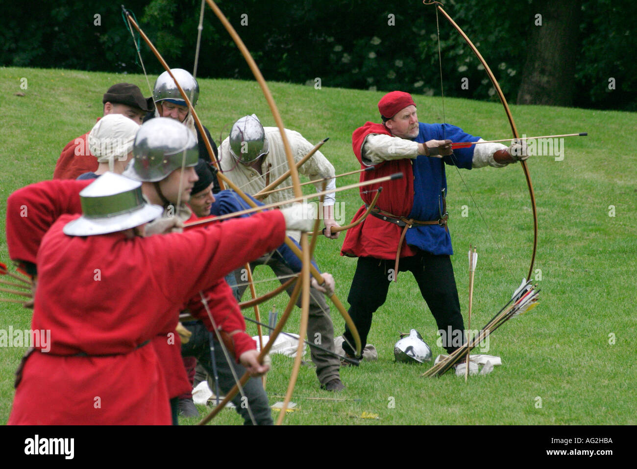 Medieval Archery Stock Photo Alamy