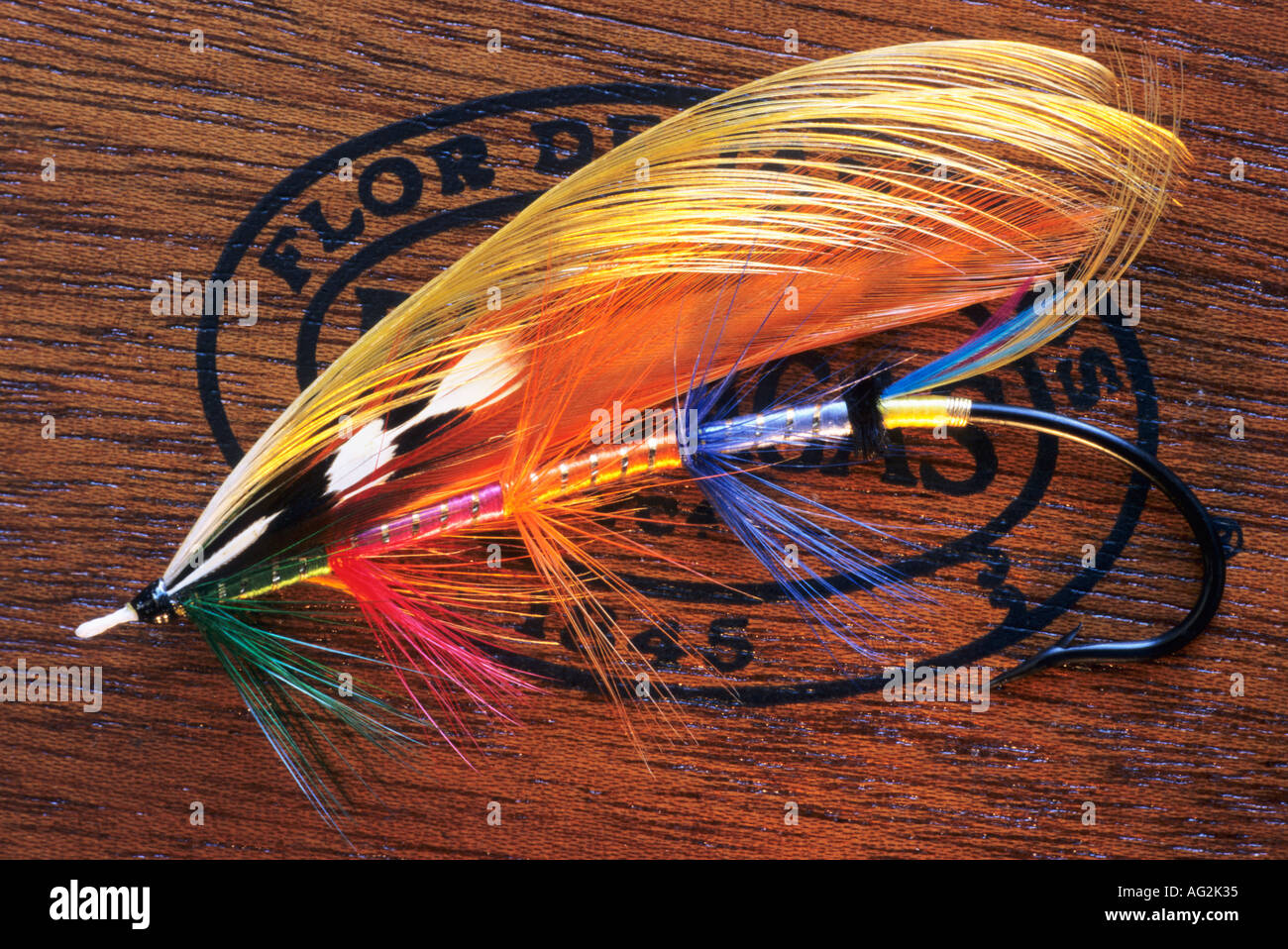 Old fishing flies hi-res stock photography and images - Alamy